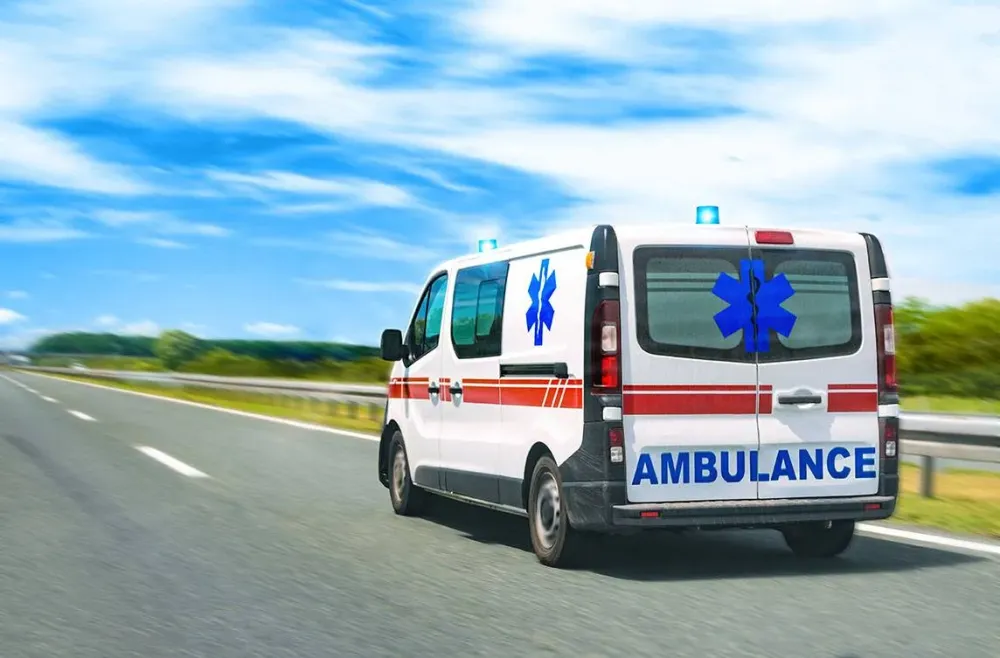 Ambulance à Loudun